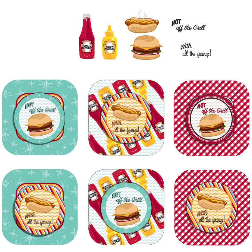 Summer Sizzle – Melamine Seasonal Home Decor Ware (click for full collection view)