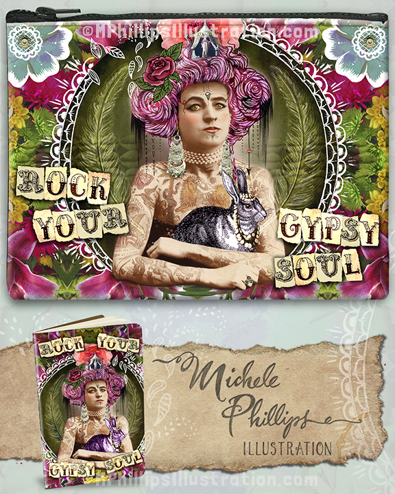 M Phillips Illustration Rock Your Gypsy Soul