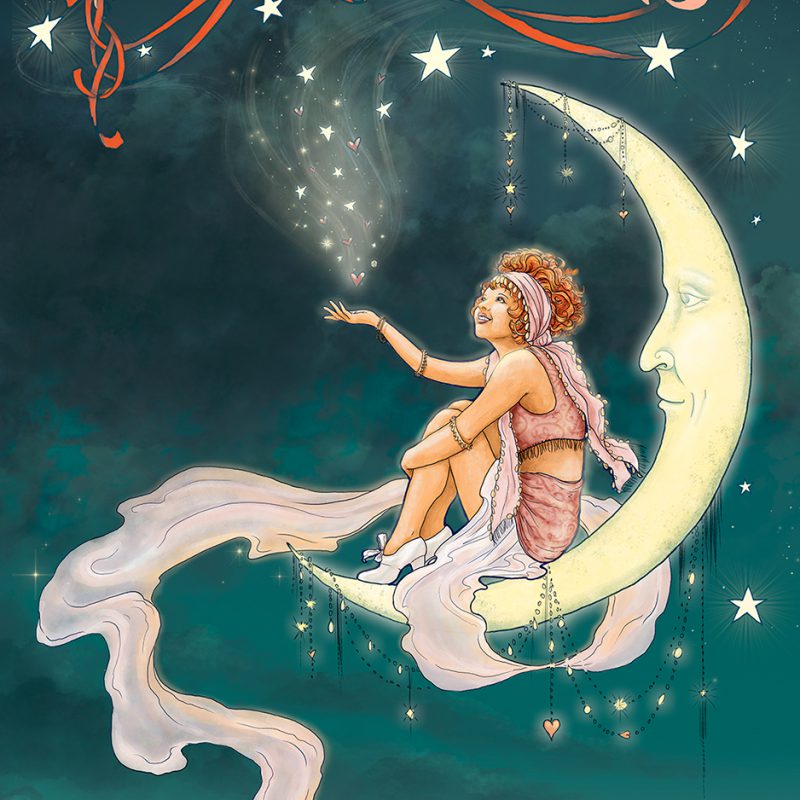 Gypsy Moon Illustration by Michele Phillips