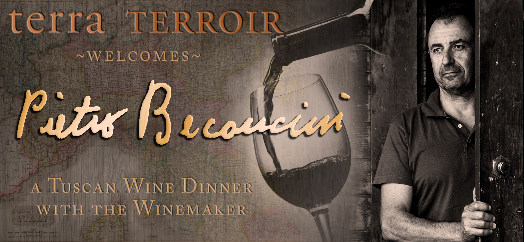 Wine Dinner Event Promo and Collateral Materials